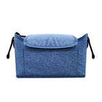 Sac de Rangement Suspendu pour Poussette Sac de Poussette Multifonctionnel Grande Capacité, Gris Lin, Noir Lin, Rose Lin, Violet Lin, Vert Lin, Bleu Lin