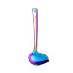 Cuillère à huile en acier inoxydable 304 Cuillère à soupe épaissie Cuillère à sauce, Cuillère à soupe (argent), Cuillère à soupe (multicolore magique), Cuillère à soupe (doré), Cuillère à soupe (or rose), Cuillère à soupe (rouge magique)