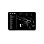 2 tapis de souris de bureau et de jeu antidérapants à transfert de chaleur simple face, 2 mm, 3 mm, 4 mm, 5 mm