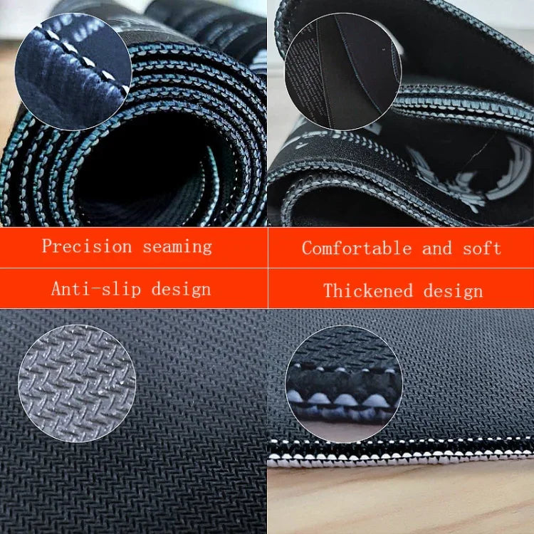 2 tapis de souris de bureau et de jeu antidérapants à transfert de chaleur simple face, 2 mm, 3 mm, 4 mm, 5 mm