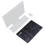 2 tapis de souris de bureau et de jeu antidérapants à transfert de chaleur simple face, 2 mm, 3 mm, 4 mm, 5 mm