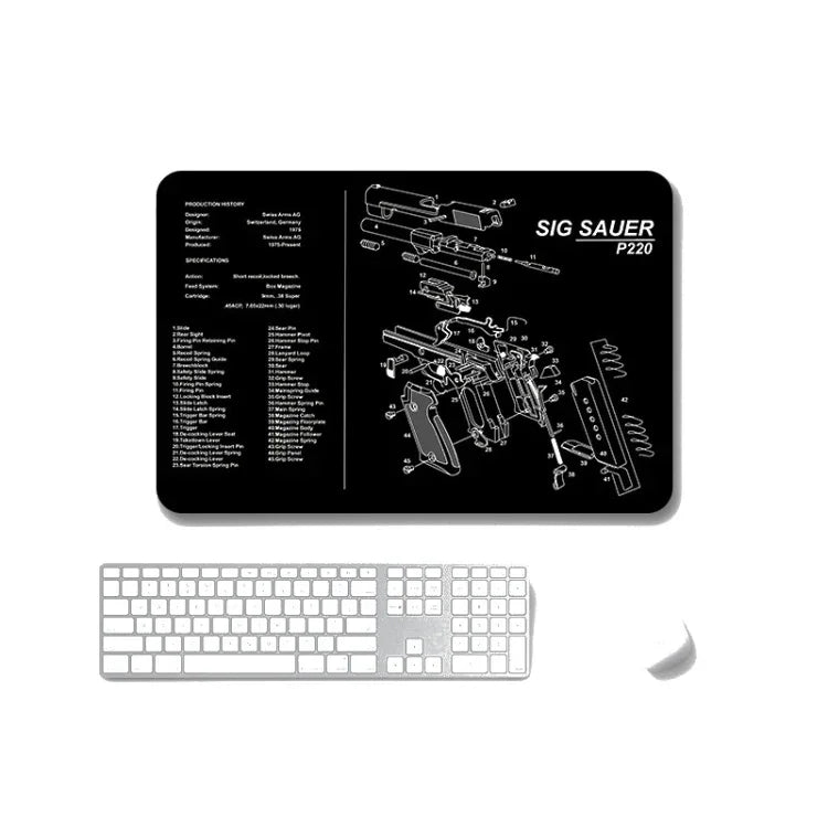 2 tapis de souris de bureau et de jeu antidérapants à transfert de chaleur simple face, 2 mm, 3 mm, 4 mm, 5 mm