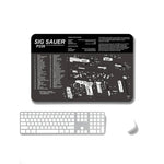 2 tapis de souris de bureau et de jeu antidérapants à transfert de chaleur simple face, 2 mm, 3 mm, 4 mm, 5 mm