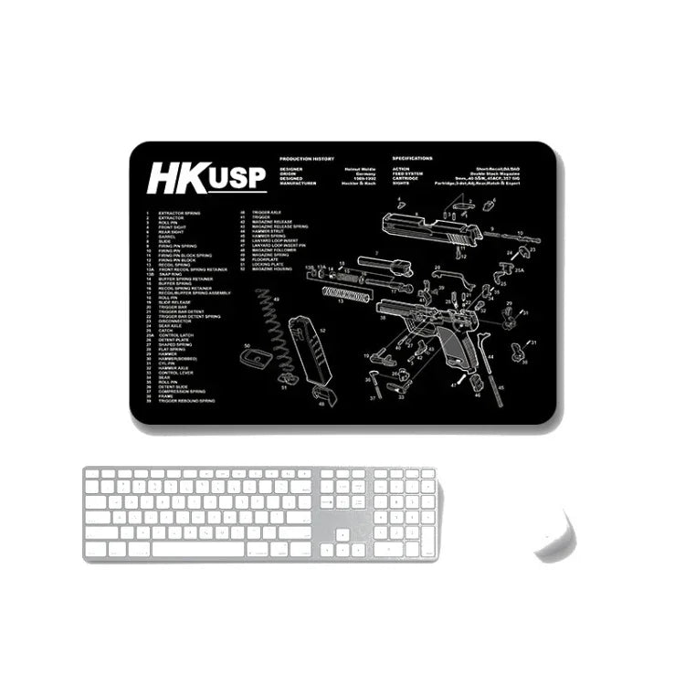 2 tapis de souris de bureau et de jeu antidérapants à transfert de chaleur simple face, 2 mm, 3 mm, 4 mm, 5 mm