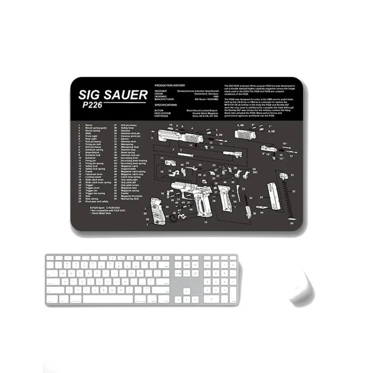 2 tapis de souris de bureau et de jeu antidérapants à transfert de chaleur simple face, 2 mm, 3 mm, 4 mm, 5 mm