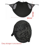 Pare-soleil anti-UV pour poussette, imperméable noir
