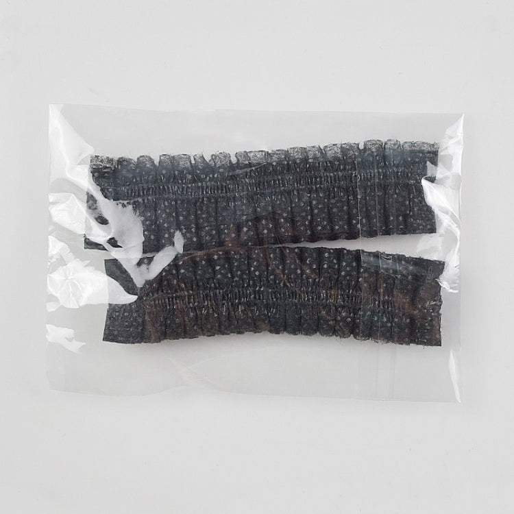 50 paires d'écouteurs, housse de protection jetable en non-tissé pour casque de jeu, 50 paires indépendantes (noir), 50 paires indépendantes (bleu)