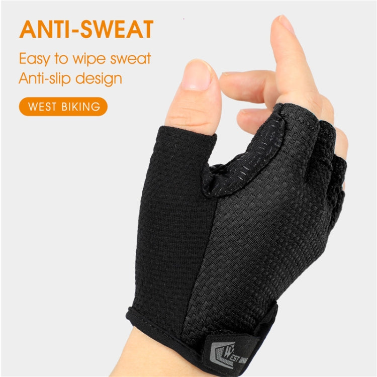 WEST BIKING YP0211218 Gants courts de cyclisme respirants Antidérapants Mitaines, M, L, XL, 2XL