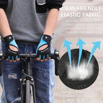 WEST BIKING YP0211217 Gants de cyclisme respirants avec paume en silicone pour l'entraînement de fitness et la protection du poignet, M, L, XL