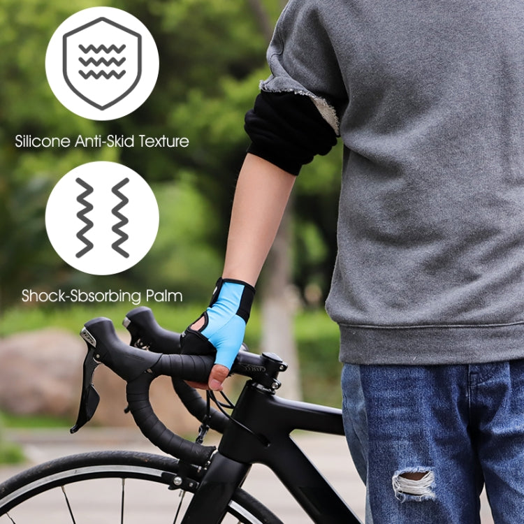 WEST BIKING YP0211217 Gants de cyclisme respirants avec paume en silicone pour l'entraînement de fitness et la protection du poignet, M, L, XL