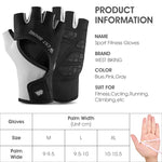 WEST BIKING YP0211217 Gants de cyclisme respirants avec paume en silicone pour l'entraînement de fitness et la protection du poignet, M, L, XL