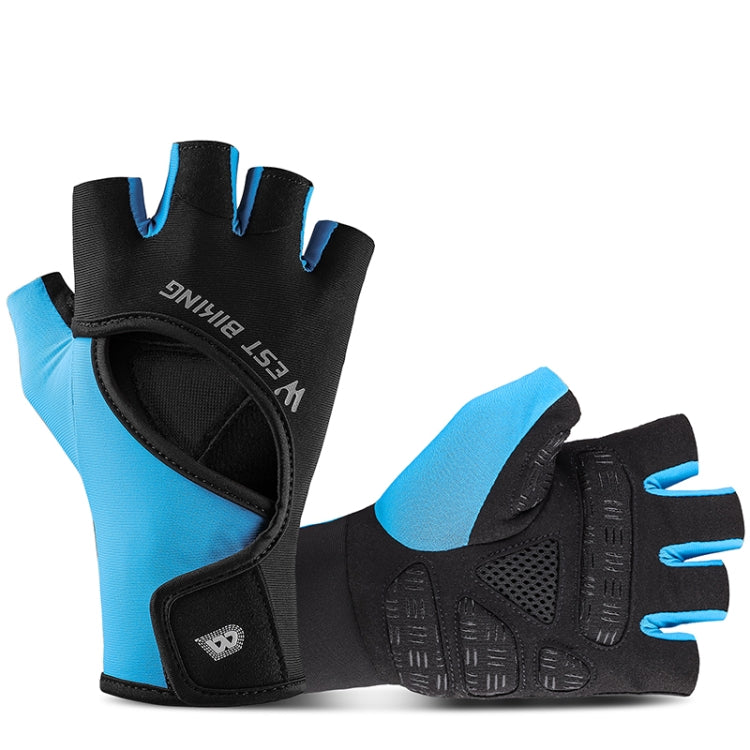 WEST BIKING YP0211217 Gants de cyclisme respirants avec paume en silicone pour l'entraînement de fitness et la protection du poignet, M, L, XL