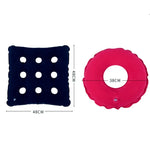 Coussin gonflable anti-escarres pour femmes enceintes et personnes âgées, Style : Carré Bleu, Carré Bleu