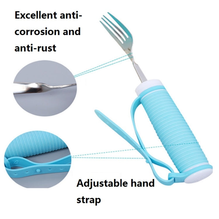 Fourchette à aliments en acier inoxydable 304, pliable, à usage personnel, pour personnes âgées et handicapées, fourchette