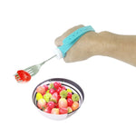 Fourchette à aliments en acier inoxydable 304, pliable, à usage personnel, pour personnes âgées et handicapées, fourchette