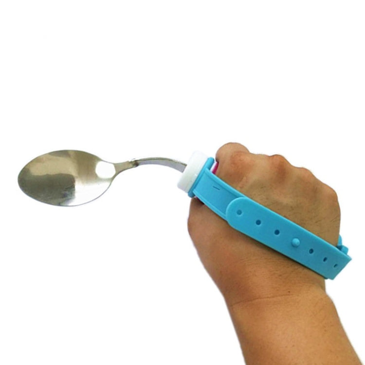 Cuillère auto-service pliable anti-secousse en acier inoxydable 304 pour personnes handicapées et âgées, Cuillère