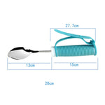 Cuillère auto-service pliable anti-secousse en acier inoxydable 304 pour personnes handicapées et âgées, Cuillère