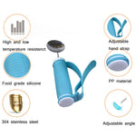 Cuillère auto-service pliable anti-secousse en acier inoxydable 304 pour personnes handicapées et âgées, Cuillère