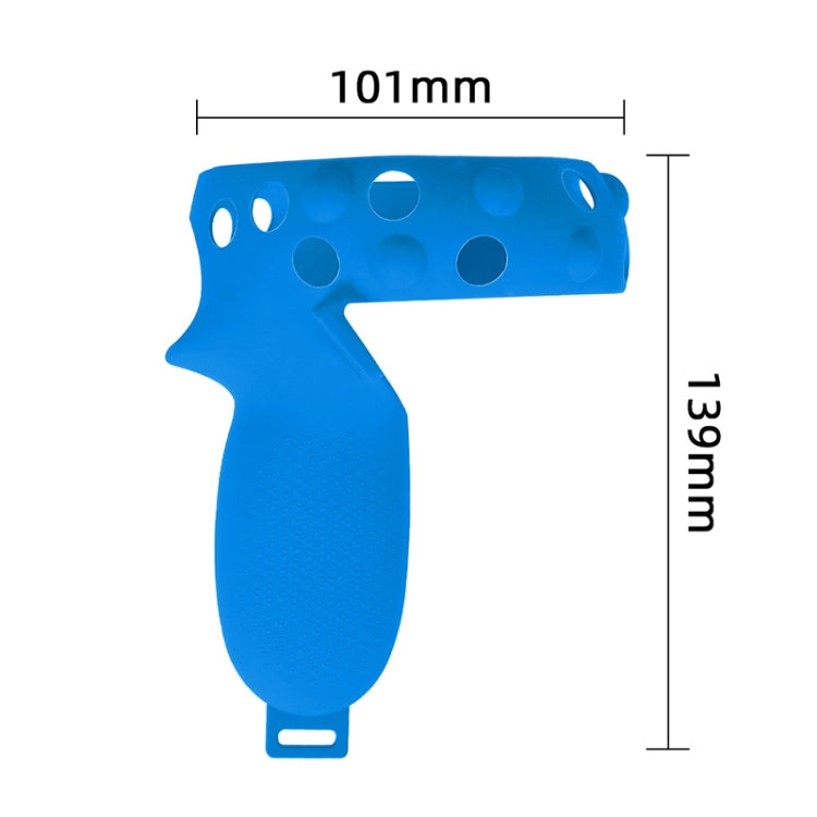 2 jeux de housses de protection en silicone anti-chute et anti-perte GS092 pour manettes Oculus Quest 2, GS092 bleu, GS092 noir