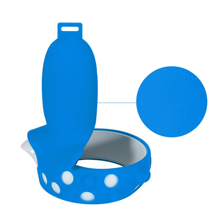 2 jeux de housses de protection en silicone anti-chute et anti-perte GS092 pour manettes Oculus Quest 2, GS092 bleu, GS092 noir