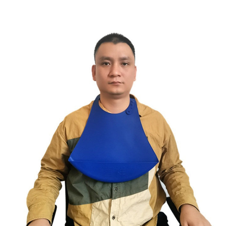 Bavoir imperméable en silicone pour personnes âgées Yanxiang, bavoir en silicone imperméable jetable élargi pour adultes
