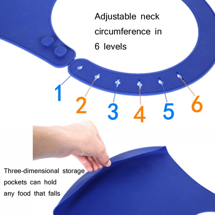 Bavoir imperméable en silicone pour personnes âgées Yanxiang, bavoir en silicone imperméable jetable élargi pour adultes