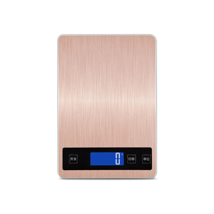 Balance de cuisine portable USB A10-1 pour usage domestique, pâtisserie, thé, balance de précision, 5kg / 1g (blanc), 10kg / 1g (blanc), 15kg / 1g (blanc), 5kg / 1g (or rose), 10kg / 1g (or rose), 15kg / 1g (or rose)