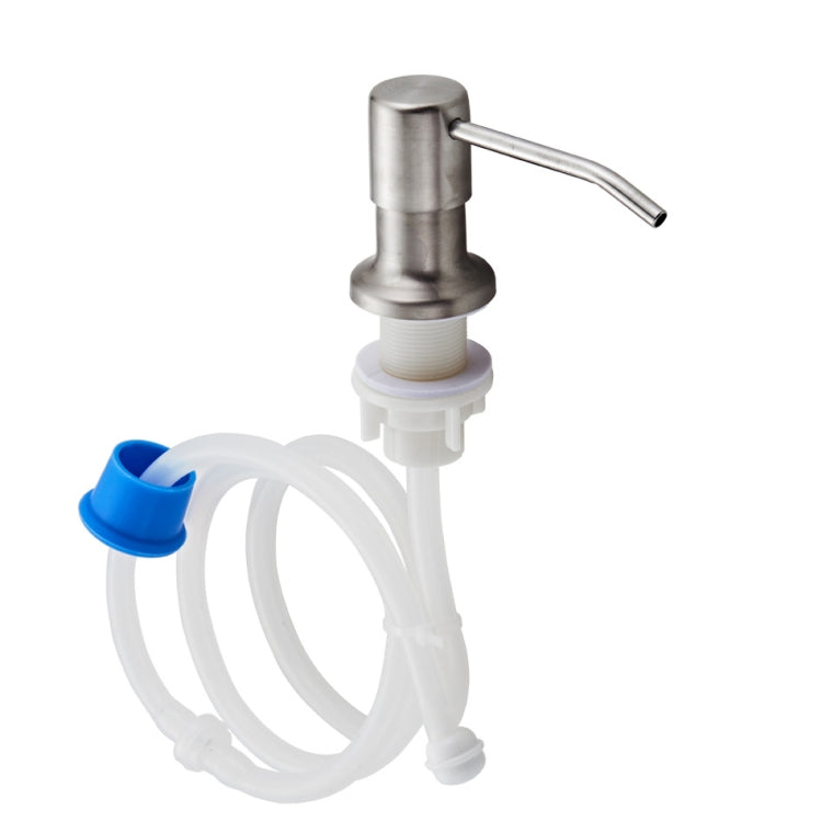 Distributeur de savon d'évier en acier inoxydable 304, tube d'extension en silicone pour distributeur de savon liquide pour les mains, salle de bain, 9508N-02 Tête de pompe
