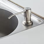 Distributeur de savon d'évier en acier inoxydable 304, tube d'extension en silicone pour distributeur de savon liquide pour les mains, salle de bain, 9508N-02 Tête de pompe