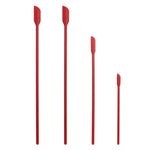 Ensemble de spatules à confiture et racloirs de bouteille cosmétiques en silicone à mini-pointe 4 en 1, 4 en 1 rouge, 4 en 1 noir, 4 en 1 coloré, 4 en 1 violet, 4 en 1 vert
