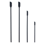 Ensemble de spatules à confiture et racloirs de bouteille cosmétiques en silicone à mini-pointe 4 en 1, 4 en 1 rouge, 4 en 1 noir, 4 en 1 coloré, 4 en 1 violet, 4 en 1 vert