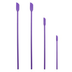 Ensemble de spatules à confiture et racloirs de bouteille cosmétiques en silicone à mini-pointe 4 en 1, 4 en 1 rouge, 4 en 1 noir, 4 en 1 coloré, 4 en 1 violet, 4 en 1 vert