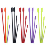 Ensemble de spatules à confiture et racloirs de bouteille cosmétiques en silicone à mini-pointe 4 en 1, 4 en 1 rouge, 4 en 1 noir, 4 en 1 coloré, 4 en 1 violet, 4 en 1 vert