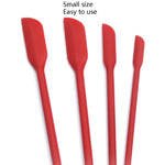 Ensemble de spatules à confiture et racloirs de bouteille cosmétiques en silicone à mini-pointe 4 en 1, 4 en 1 rouge, 4 en 1 noir, 4 en 1 coloré, 4 en 1 violet, 4 en 1 vert