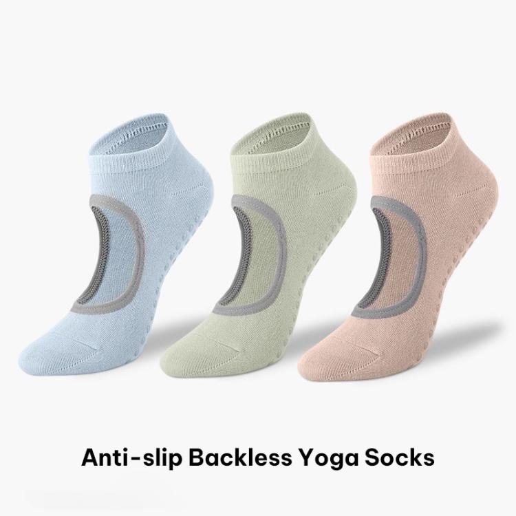 Chaussettes de yoga et danse antidérapantes sans talon pour salle de sport intérieure, 35-42