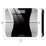 Balance intelligente de graisse corporelle SONGYING SY06, balance de poids corporel domestique, version rechargeable (290x260mm)