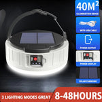 Lampe de secours domestique HB208 solaire 10W 37 LED, lampe de marché nocturne mobile, lampe de camping, HB208 solaire