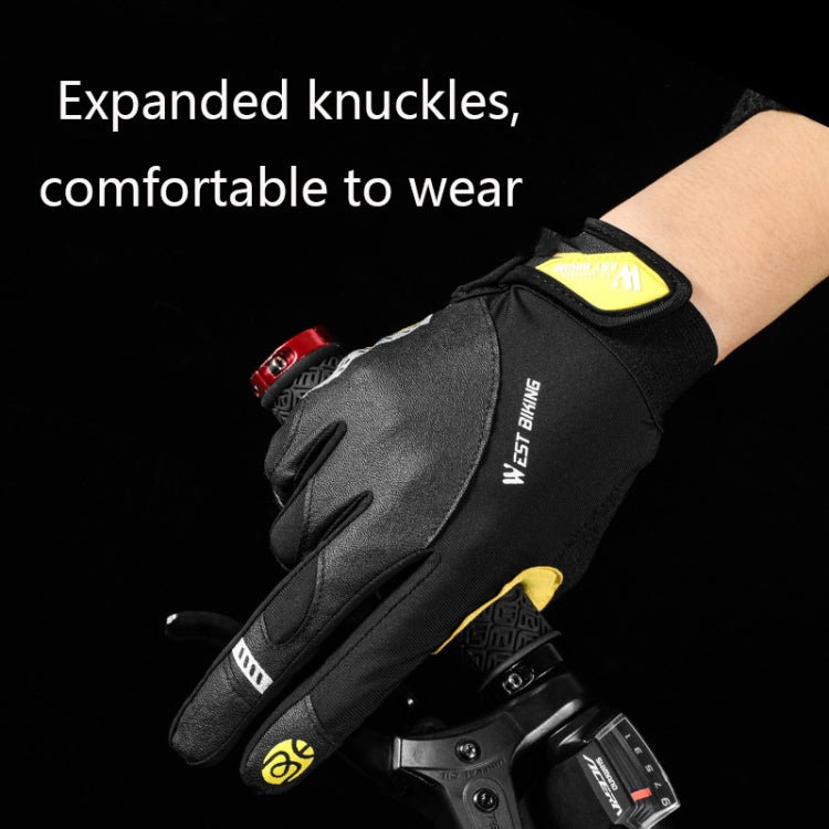 WEST BIKING YP0211209 Gants de vélo antichoc, antidérapants et tactiles, tailles M, L, XL