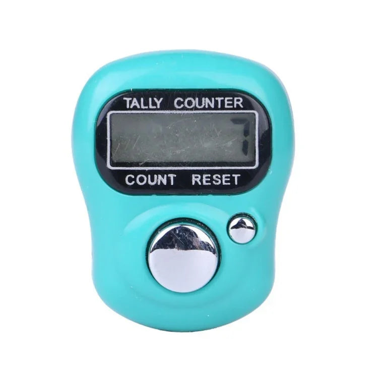 10 PCS Compteur manuel à doigt en plastique style anneau mini compteur électronique, Livraison couleur aléatoire, 10PCS couleur aléatoire