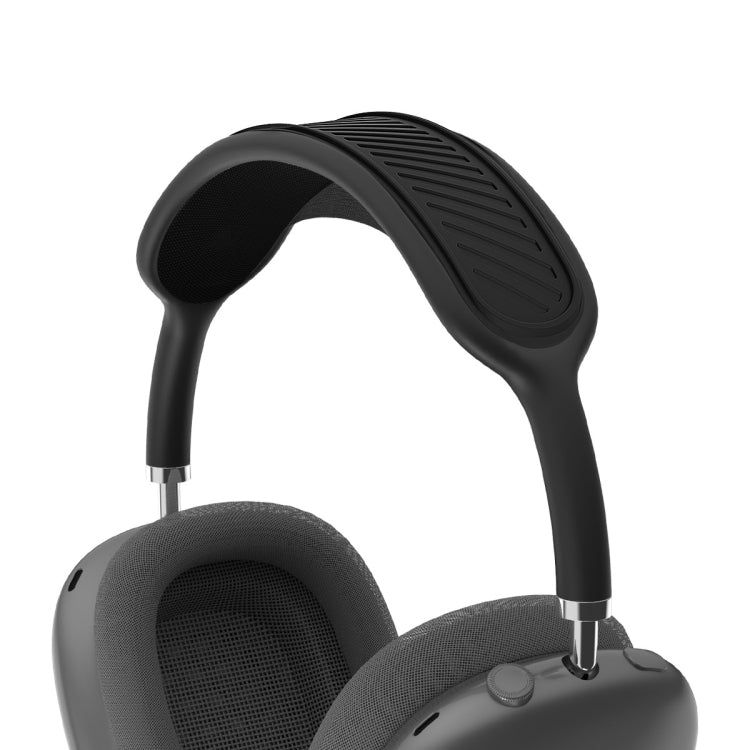 T1 Casque sans fil Bluetooth à faisceau en silicone pour Apple AirPods Max, Noir, Bleu, Rouge, Orange, Vert nuit