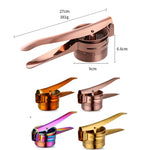 Presse-agrumes manuel en acier inoxydable Presse-agrumes détachable Presse-agrumes commercial grande capacité, Doré, Or rose, Multicolore magique, Rouge magique