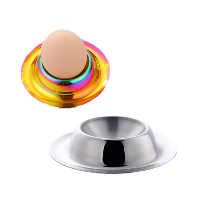 Plateaux à œufs en acier inoxydable, Argent, Or, Or rose, Multicolore magique, Rouge magique