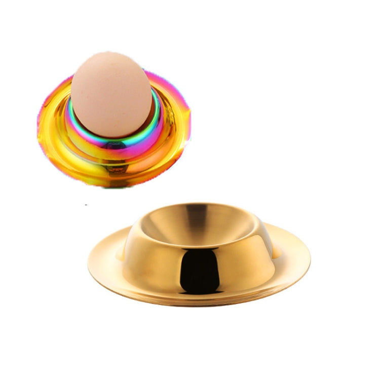 Plateaux à œufs en acier inoxydable, Argent, Or, Or rose, Multicolore magique, Rouge magique