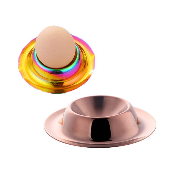 Plateaux à œufs en acier inoxydable, Argent, Or, Or rose, Multicolore magique, Rouge magique