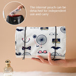 Trousse de Toilette Multifonction 4-en-1 Amovible Grande Capacité, Sac de Voyage Pratique, Rouge Vin, Noir, Gris, Vert Amélioré, Rose Amélioré, Bleu Amélioré, Violet Amélioré, Blanc Amélioré