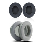 2 Paires de cache-oreilles en gel rafraîchissant, coussinets d'oreille en éponge, compatibles avec les casques Razer Kraken Kitty Edition, Razer Kraken Ultimate et Razer Nari Ultimate, Noir, Gris