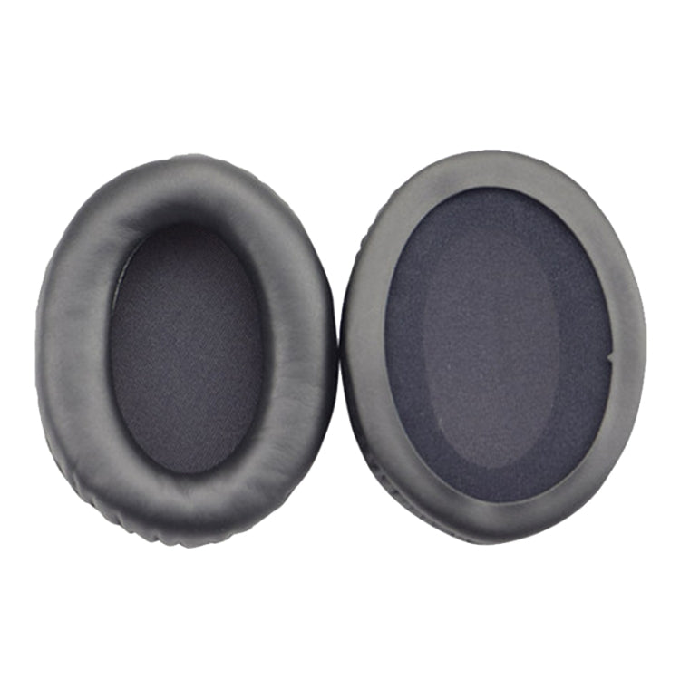 2 couvre-casques en éponge, coussinets en cuir pour Kingston Cloud Silver II, couleur : noir, noir, épissure noire, épissure blanche, grille, peau d'agneau noire, peau d'agneau blanche