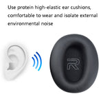 1 Paire De Cache-Oreilles Éponge En Cuir Protéiné Pour Casque Edifier W820BT / W808BT / K815 / K815PG1 / H840 / K800 / K830, Noir, Gris, Rouge