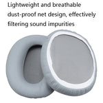 1 Paire De Cache-Oreilles Éponge En Cuir Protéiné Pour Casque Edifier W820BT / W808BT / K815 / K815PG1 / H840 / K800 / K830, Noir, Gris, Rouge