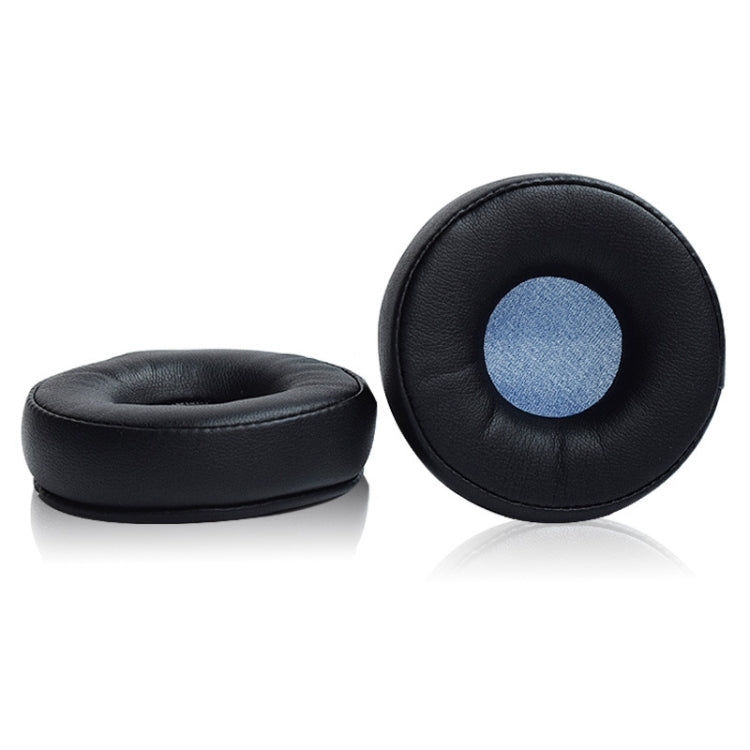 2 coques en éponge pour casque, coque en cuir pour casque Jabra Revo Wireless, Couleur: Noir Filet Noir, Noir Filet Noir, Noir Filet Rouge, Noir Filet Bleu, Blanc Filet Blanc, Noir Filet Gris